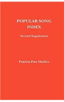 Popular Song Index: Second Supplement 1974 -1981