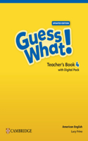 Guess What! American English Level 4 Teacher's Book with Teacher's Digital Pack Updated