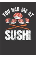 Sushi Food Seafood Foodlover Notebook / Journal