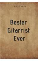 Bester Gitarrist Ever Notizbuch