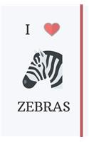 I Love Zebras