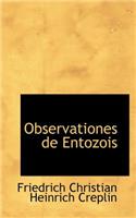 Observationes de Entozois