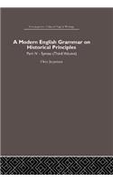 A Modern English Grammar on Historical Principles