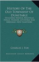 History Of The Old Township Of Dunstable