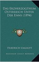 Erzherzogthum Osterreich Unter Der Enns (1894)