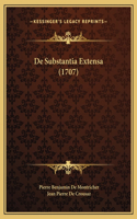 De Substantia Extensa (1707)