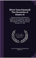 [Divre Yeme Emanuel] The Chronicles of Emanu-el