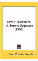 Love's Testament