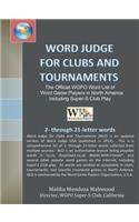 Word Judge for Clubs and Tournaments