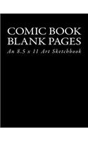 Comic Book Blank Pages