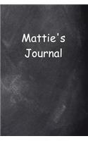 Mattie Personalized Name Journal Custom Name Gift Idea Mattie