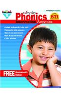 Everyday Phonics Intervention Activities Grade K Book Teacher Resource