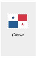 Panama flag minimalist notebook