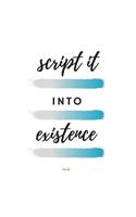 Script It Into Existence: 30 Days of Guided Scripting: (White Guided Scripting Journal)