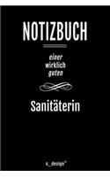Notizbuch für Sanitäter / Sanitäterin: Originelle Geschenk-Idee [120 Seiten liniertes blanko Papier ]