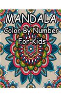 Mandala Color by Number for Kids