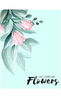 Flowers Coloring Book: An Adult Coloring Book with Flower Collection, Stress Relieving Flower Designs for Relaxation