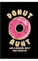 Donut Aunt Like A Normal Aunt Only Sweeter