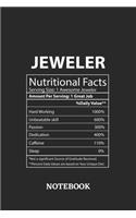 Nutritional Facts Jeweler Awesome Notebook