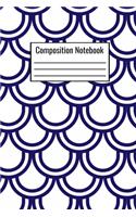 Composition Notebook: Mermaid Scales Journal Lined School Notebook - 120 Pages - 6x9 - Children Kids Girls Teens Women