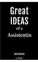 Notizbuch für Assistenten / Assistent / Assistentin: Originelle Geschenk-Idee [120 Seiten liniertes blanko Papier]