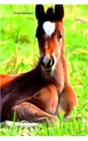 Horse Notebook: A5 Lined Notepad - Journal for Women, Men, Teens and Kids. A Beautiful Gift Idea for Animal Lover