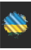 Rwanda Notebook: Rwanda Notebook - college book - diary - journal - booklet - memo - composition book - 120 sheets - Dot Grid paper 6x9 inch