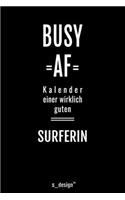 Kalender für Surfer / Surferin: Immerwährender Kalender / 365 Tage Tagebuch / Journal [3 Tage pro Seite] für Notizen, Planung / Planungen / Planer, Erinnerungen, Sprüche