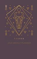 Taurus 2020 Weekly Planner (Burgundy)