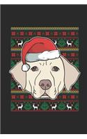 Ugly Christmas - Labrador: Dotted Bullet Journal (6 X 9 -120 Pages) - Ugly Christmas Gift and Holiday Planner For Women, Men, Teens And Kids