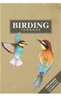 Bird Watching Birding Ornithology Journal Log Book - Bee Eater