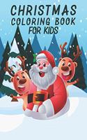 Christmas Coloring Book For Kids: Christmas Coloring Pages Book Best Gifts For Kids, Christmas Themed Coloring Activity Book For Childrens