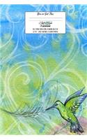 Personal Journal with Lined Writing & Graph Paper 6"x9" Notebook 120 Pages