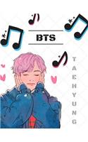 KPOP Saranghae BTS Bias V ARMYs Notebook