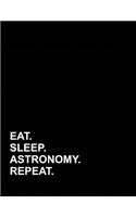 Eat Sleep Astronomy Repeat: Accounts Journal(13 Accounts Journal)