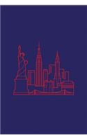 New York Skyline Spiral Notebook