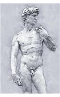 Michelangelo Notebook: 150 lined pages, softcover, 6 x 9