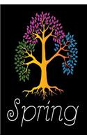 Spring: Tree Of Life Rebirth Symbol Gift Notebook