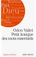 Petit lexique des mots essentiels