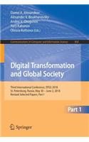 Digital Transformation and Global Society