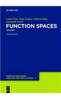 Function Spaces, 1: (14/1 De Gruyter Series in Nonlinear Analysis & Applications)