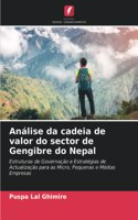 Análise da cadeia de valor do sector de Gengibre do Nepal