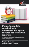 L'importanza delle emozioni nella transizione allo Spazio europeo dell'istruzione superiore