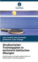 Strukturierter Trainingsplan in technisch-taktischen Übungen