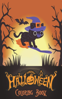 Happy Halloween Coloring Book: Halloween coloring books for kids ages 3-4-5-6-7-8-9-10. Halloween gifts for Son, Daughter. Kids Halloween craft. Halloween crafts for kids. (Hallow