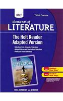 The Holt Reader Adapted Verson, Third Course
