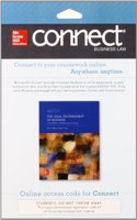 Connect Legal Environment 1 Semester Access Card for the Legal Environment of Business: A Managerial Approach: Theory to Practice