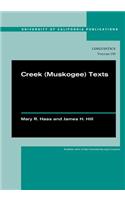 Creek (Muskogee) Texts