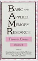 Basic and Applied Memory Research