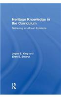Heritage Knowledge in the Curriculum